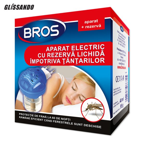 Aparat electric împotriva țânțarilor cu rezervă lichidă