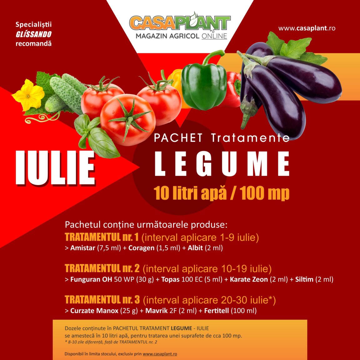 Pachet ANUAL de tratamente ARDEI